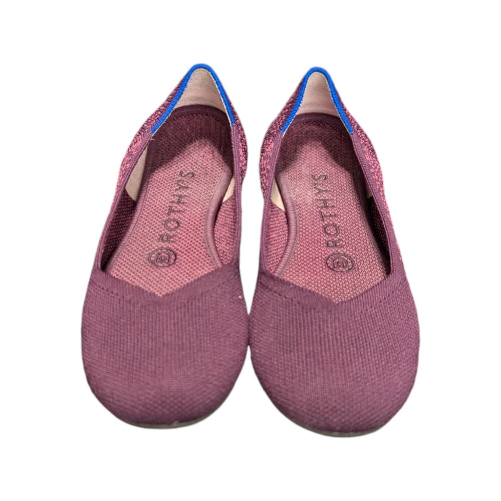 Rothys The Flat Fig Python Round Toe Slip On Shoe… - image 3